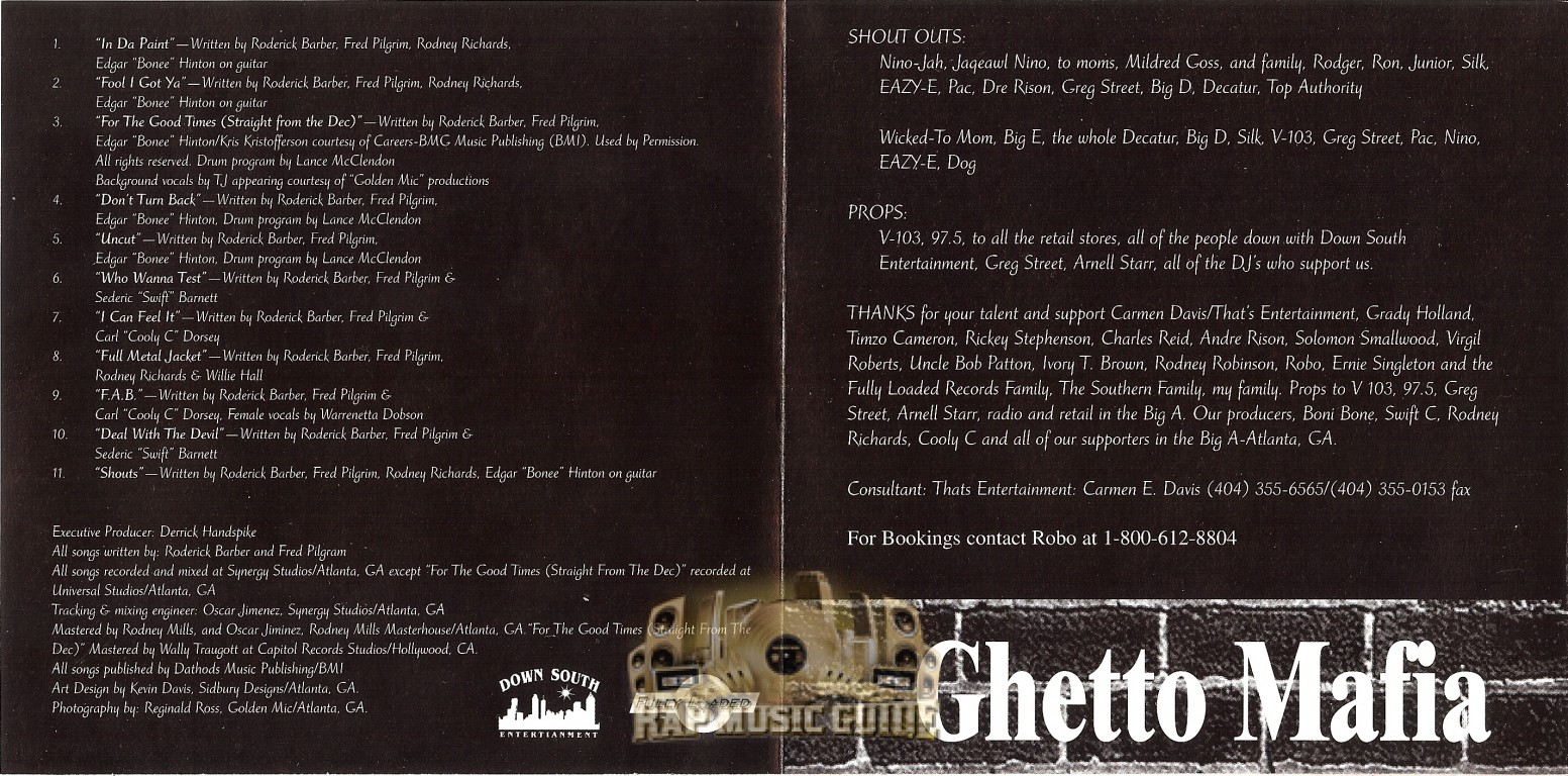 Ghetto Mafia - Straight From The Dec: 2nd Press. CD | Rap Music Guide